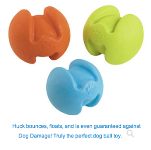 The Huck - tough dog toy from West Paw Design